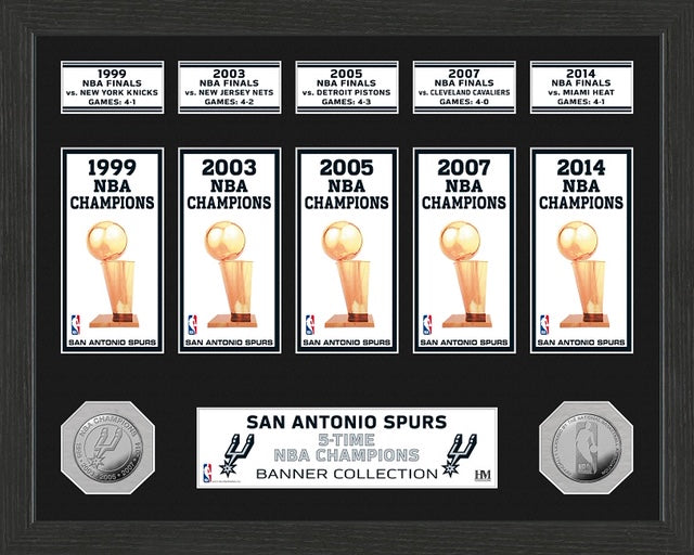 FOTO DE LA COLECCIÓN DEL BANDERA DE LOS SAN ANTONIO SPURS