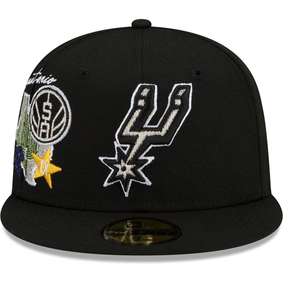 SAN ANTONIO SPURS CLUSTER DE LA CIUDAD 59FIFTY EQUIPADO