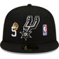 SAN ANTONIO SPURS CUENTA LOS ANILLOS 59FIFTY EQUIPADO