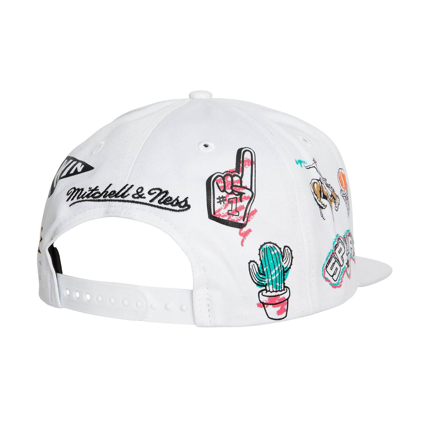 SAN ANTONIO SPURS HAND DRAWN SNAPBACK