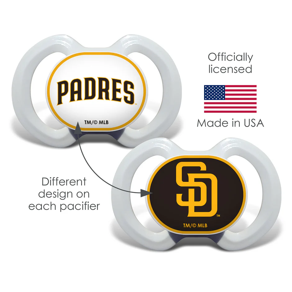 SAN DIEGO PADRES 2-PACK PACIFIERS