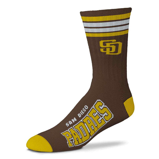 SAN DIEGO PADRES 4 STRIPE DEUCE SOCKS