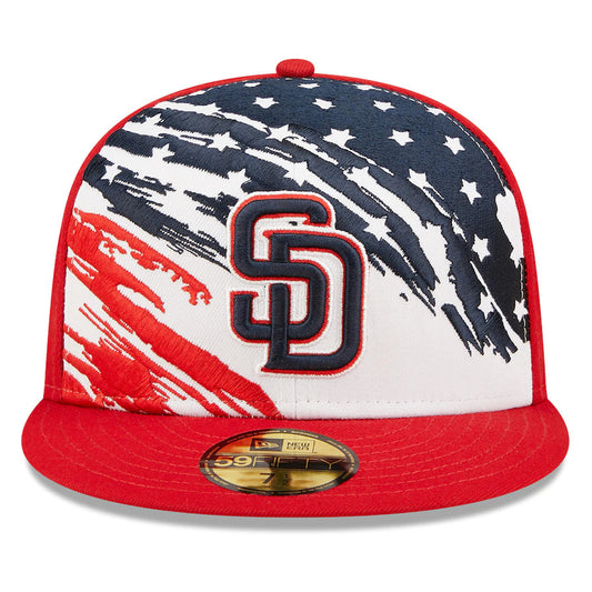 SAN DIEGO PADRES 4TH OF JULY 59FIFTY FITTED HAT