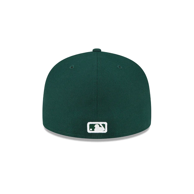 GORRO AJUSTADO SAN DIEGO PADRES LOGO BÁSICO 59FIFTY - VERDE OSCURO