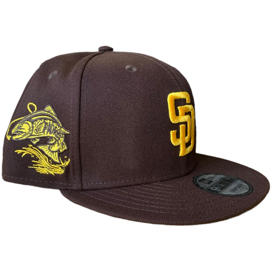 SAN DIEGO PADRES FISH SIDE PATCH 9FIFTY SNAPBACK HAT