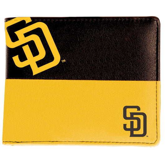 CARTERA DOBLE PLEGABLE CON LOGO DE SAN DIEGO PADRES