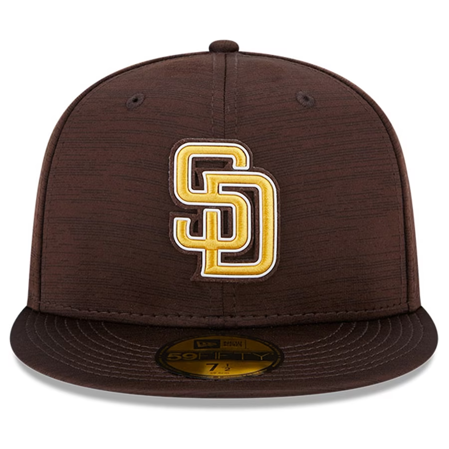 Men's New Era Brown San Diego Padres 2023 Clubhouse 59FIFTY Fitted Hat