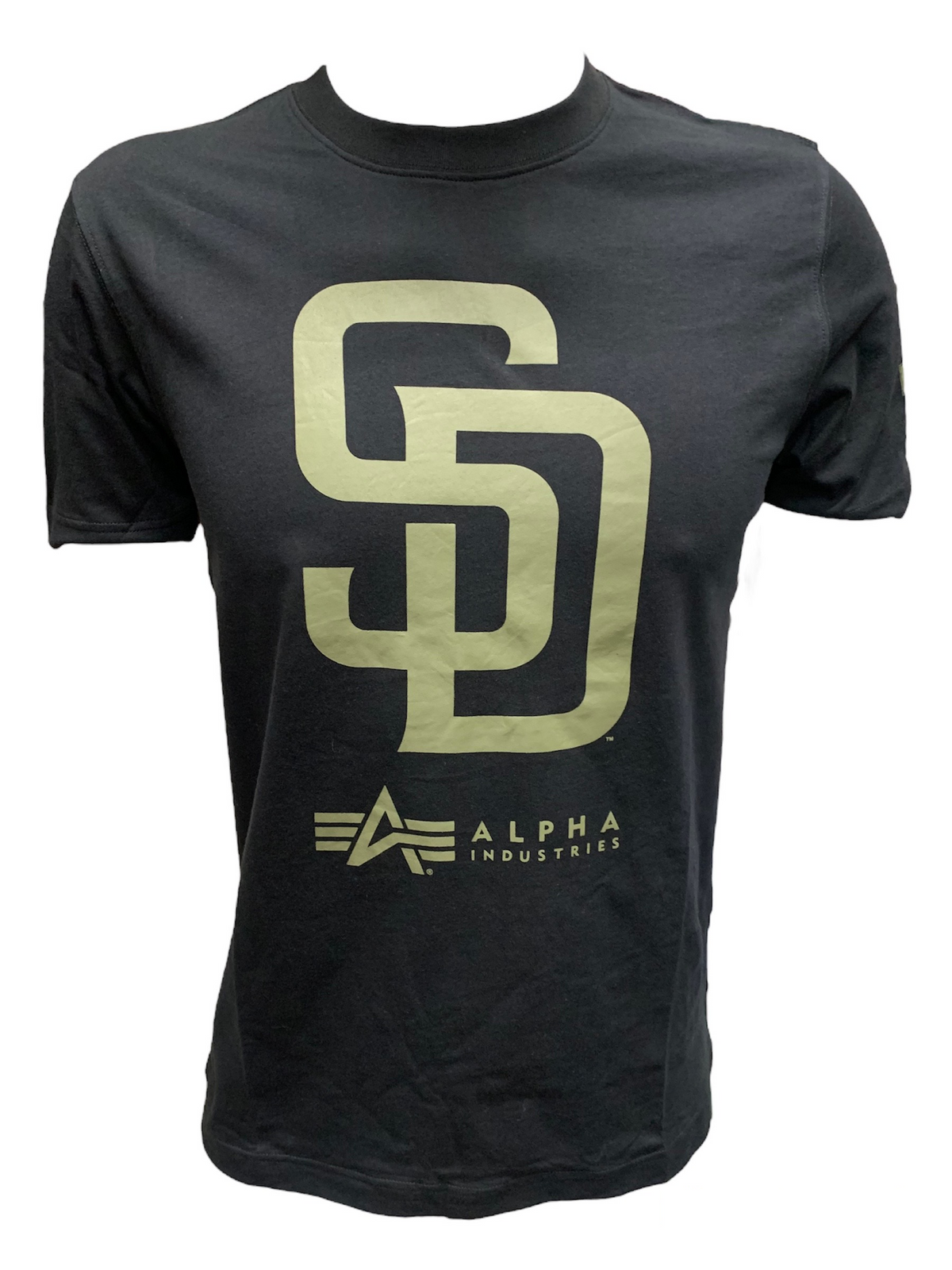 SAN DIEGO PADRES MEN'S ALPHA INDUSTRIES HISTORY TEE