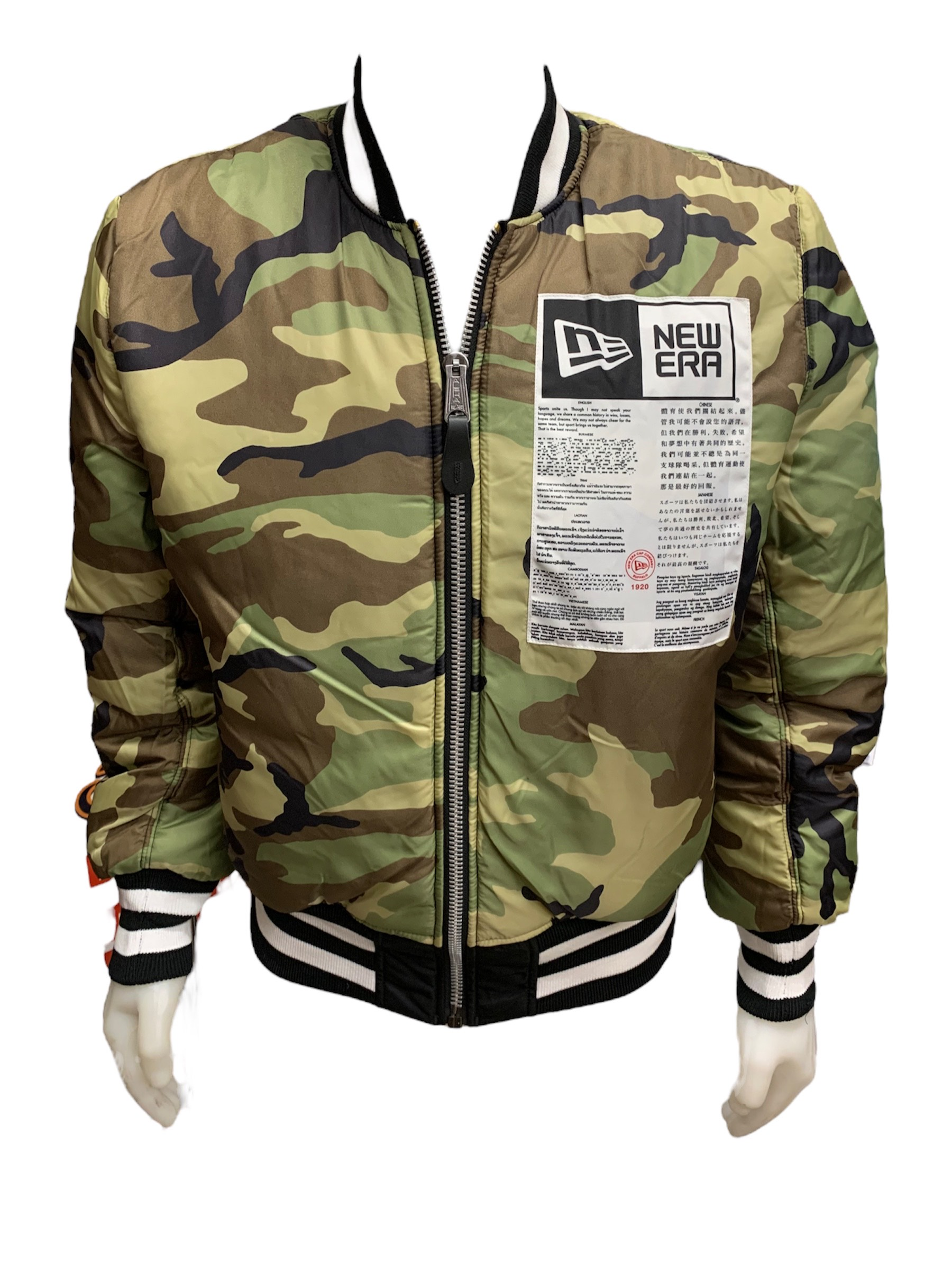 CHAQUETA BOMBER REVERSIBLE ALPHA INDUSTRIES PARA HOMBRE SAN DIEGO PADR –  JR'S SPORTS