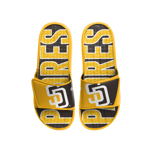 SAN DIEGO PADRES MEN'S BIG LOGO GEL SLIDE