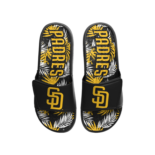 SAN DIEGO PADRES MEN'S FLORAL GEL SLIDES