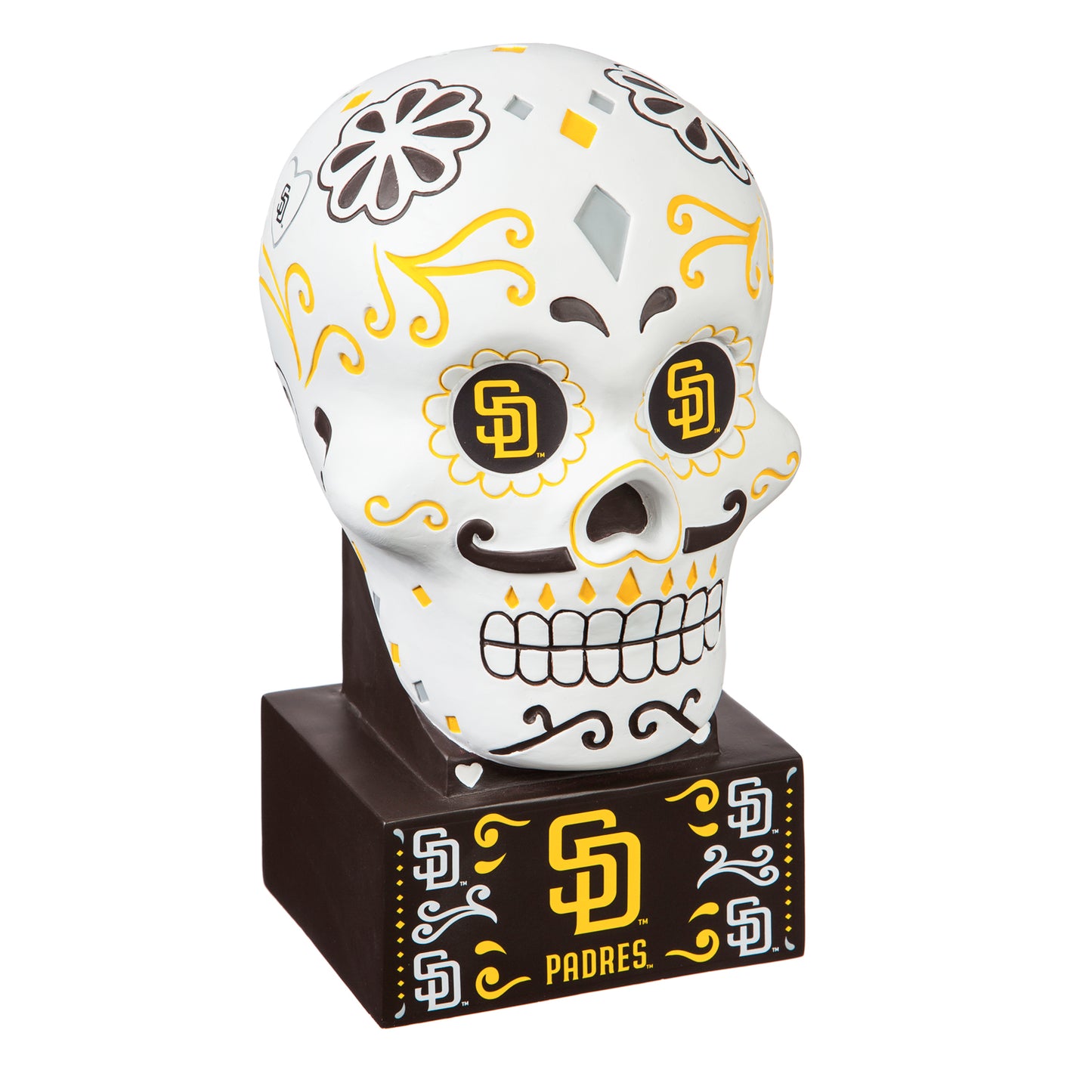 CABEZA DE CALAVERA DE AZÚCAR DE SAN DIEGO PADRES