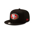 SAN FRANCICSCO 49ERS BASIC LOGO 9FIFTY SNAPACK HAT - BLACK/TEAM