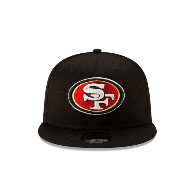 SAN FRANCICSCO 49ERS BASIC LOGO 9FIFTY SNAPACK HAT - BLACK/TEAM