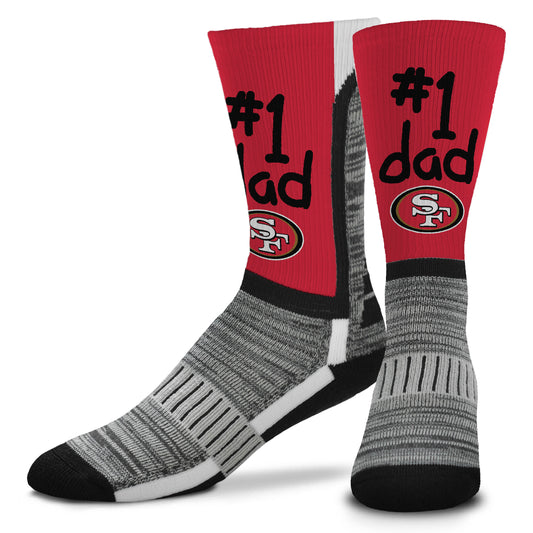 SAN FRANCISCO 49ERS #1 DAD SOCKS