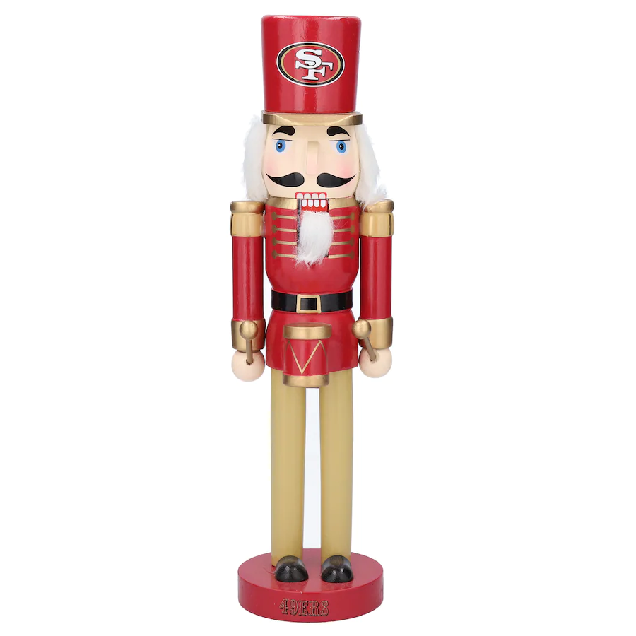 SAN FRANCISCO 49ERS 14" EQUIPO CASCANUECES NAVIDEÑO