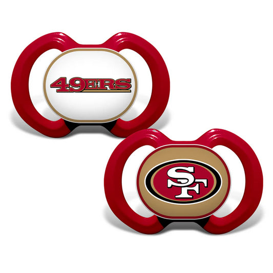 SAN FRANCISCO 49ERS 2-PACK PACIFIERS