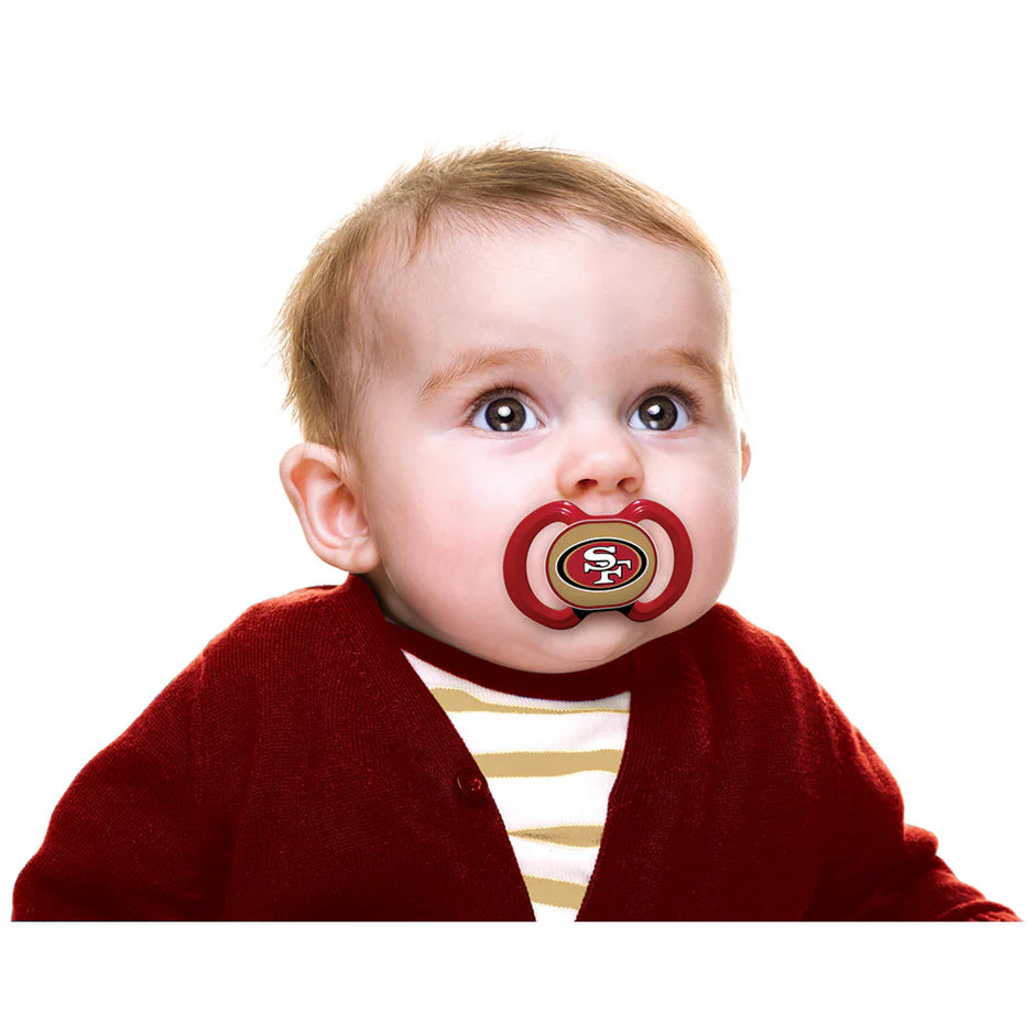 SAN FRANCISCO 49ERS 2-PACK PACIFIERS