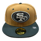 SAN FRANCISCO 49ERS 2-TONE COLOR PACK 59FIFTY FITTED  HAT - BROWN/ CHARCOAL
