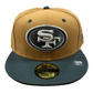 GORRO AJUSTADO SAN FRANCISCO 49ERS 2-TONE COLOR PACK 59FIFTY - MARRÓN/ CARBÓN