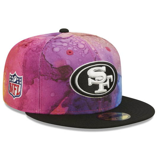 SAN FRANCISCO 49ERS 2022  CRUCIAL CATCH 59FIFTY FITTED HAT