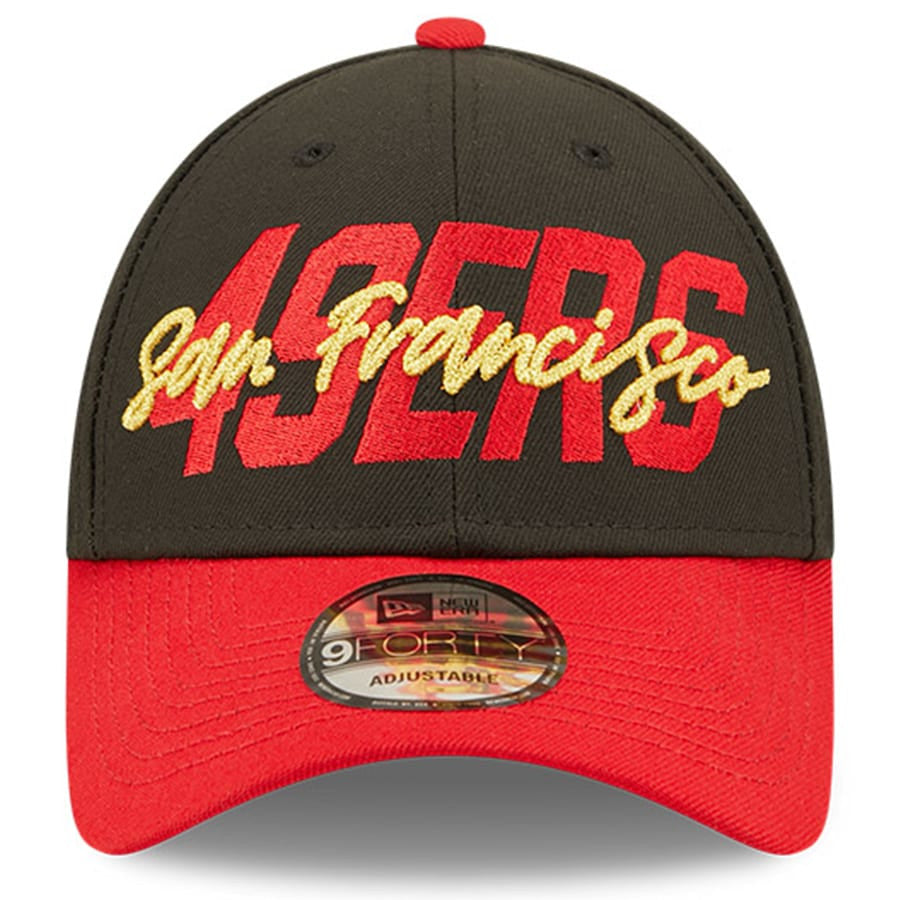 New Era NFL San Francisco 49ers 2022 Draft 9FORTY Adjustable Cap