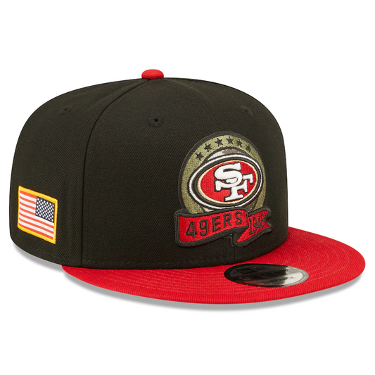 SAN FRANCISCO 49ERS 2022 SALUTE TO SERVICE 9FIFTY SNAPBACK HAT