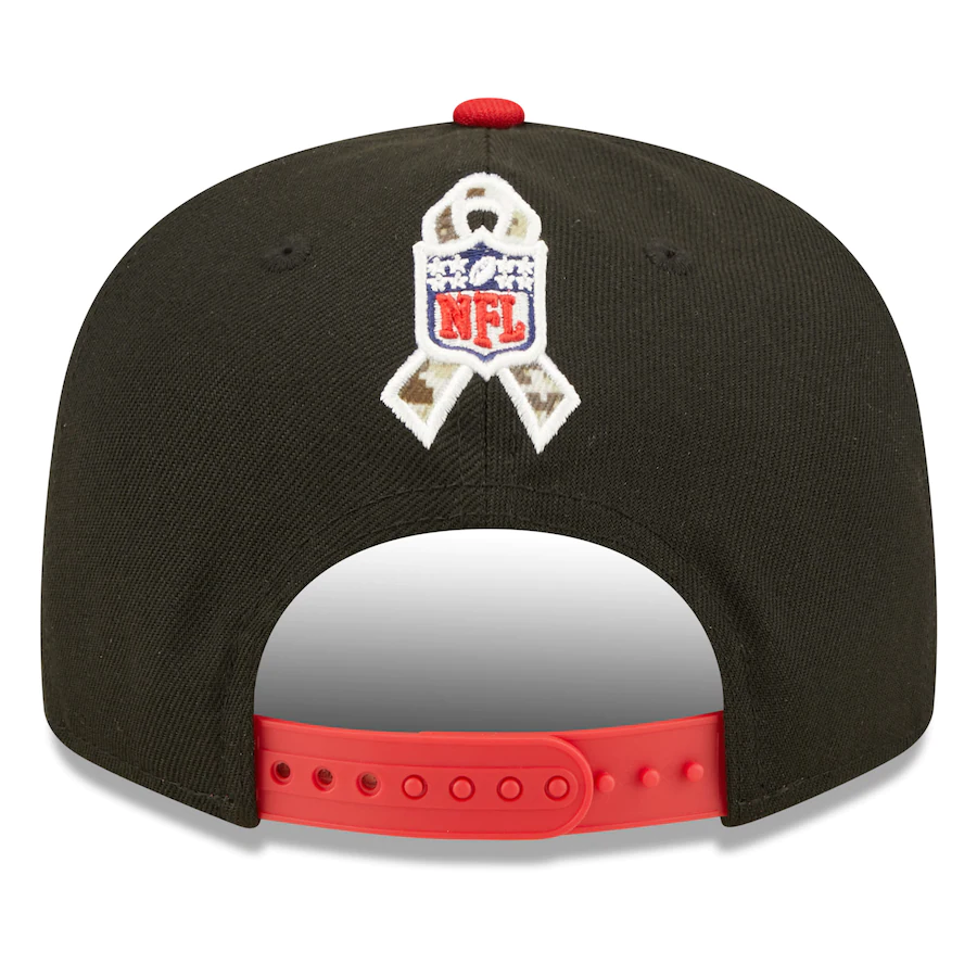 SAN FRANCISCO 49ERS 2022 SALUDO AL SERVICIO 9FIFTY GORRA SNAPBACK