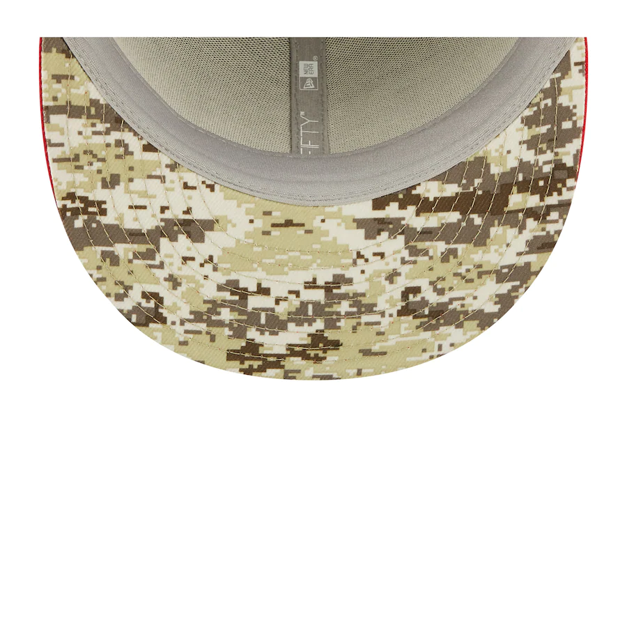 SAN FRANCISCO 49ERS 2022 SALUTE TO SERVICE 9FIFTY SNAPBACK HAT