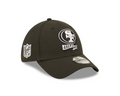 SAN FRANCISCO 49ERS 2022 SIDELINE 39THIRTY FLEX FIT HAT - BLACK/ WHITE