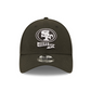 SAN FRANCISCO 49ERS 2022 SIDELINE 39THIRTY FLEX FIT HAT - BLACK/ WHITE