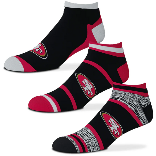 SAN FRANCISCO 49ERS 3-PACK CASH SOCKS