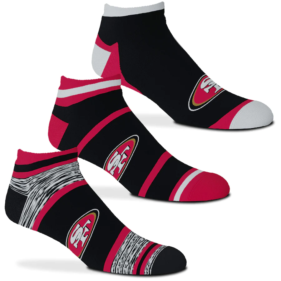 SAN FRANCISCO 49ERS 3-PACK CASH SOCKS