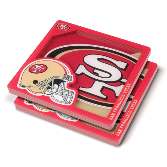 SAN FRANCISCO 49ERS 3D COASTER