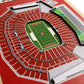 SAN FRANCISCO 49ERS 3D STADIUM VIEW BANNER DE MADERA