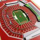 SAN FRANCISCO 49ERS 3D STADIUM VIEW WOOD BANNER