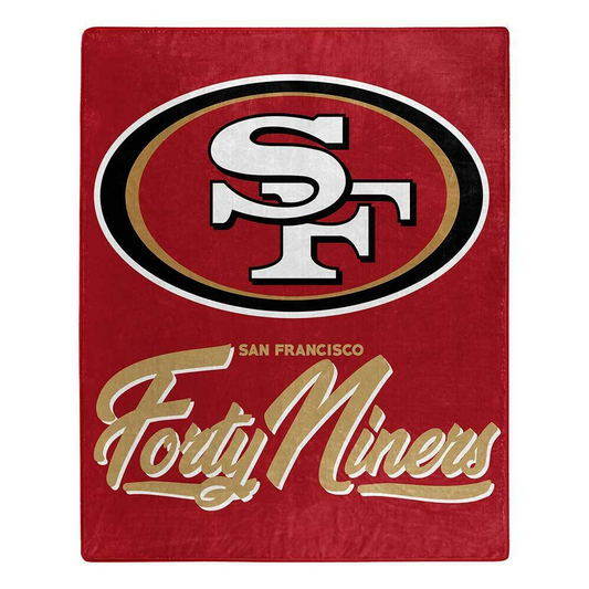 SAN FRANCISCO 49ERS 50"X60" RASCHEL THROW BLANKET