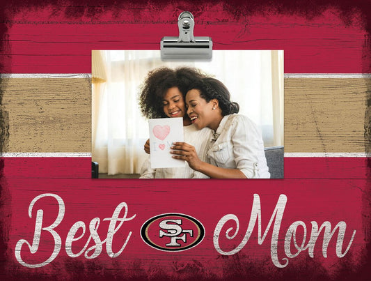 SAN FRANCISCO 49ERS BEST MOM PHOTO CLIP FRAME