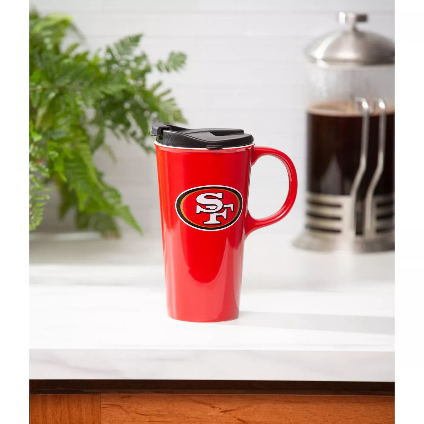 SAN FRANCISCO 49ERS BOXED TRAVEL LATTE