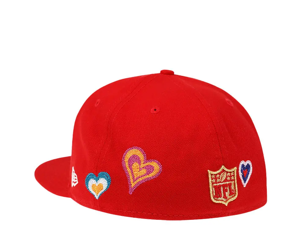 GORRA AJUSTADA SAN FRANCISCO 49ERS CHAINSTITCH HEART 59FIFTY