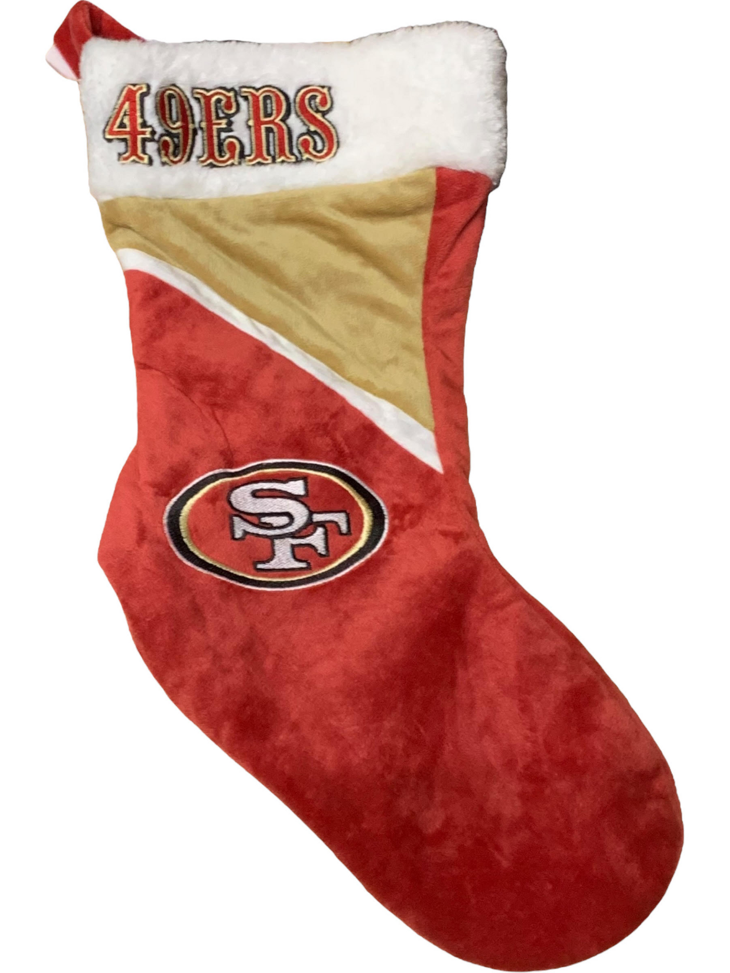 CALCETINES DE NAVIDAD DE LOS 49ERS DE SAN FRANCISCO