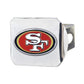 SAN FRANCISCO 49ERS CHROME LOGO HITCH
