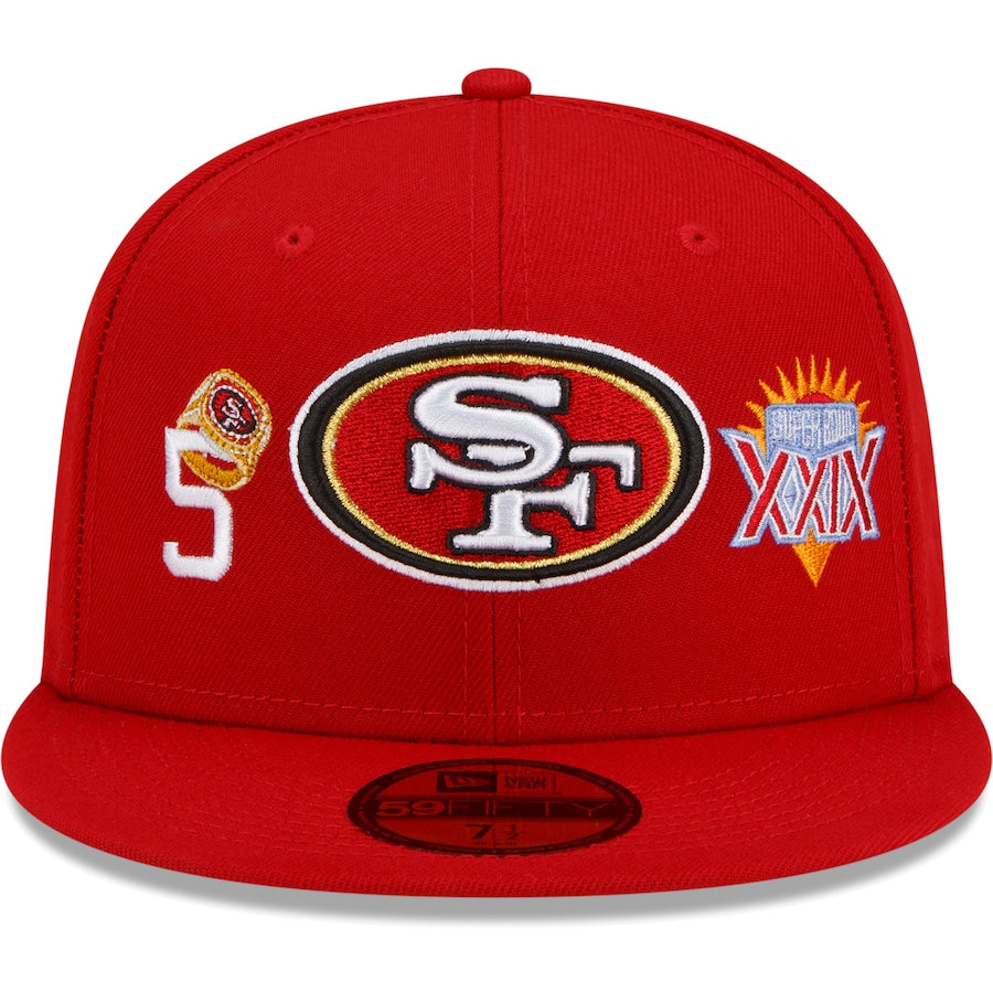 SAN FRANCISCO 49ERS CUENTA LOS ANILLOS 59FIFTY EQUIPADO