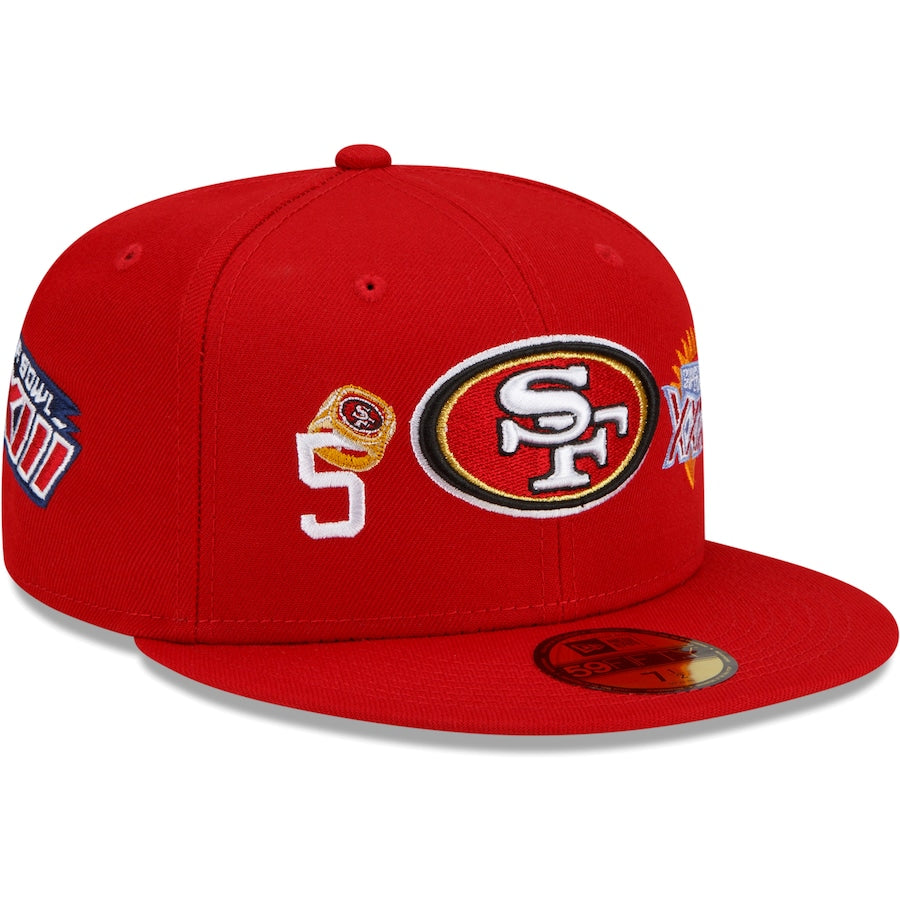 SAN FRANCISCO 49ERS CUENTA LOS ANILLOS 59FIFTY EQUIPADO