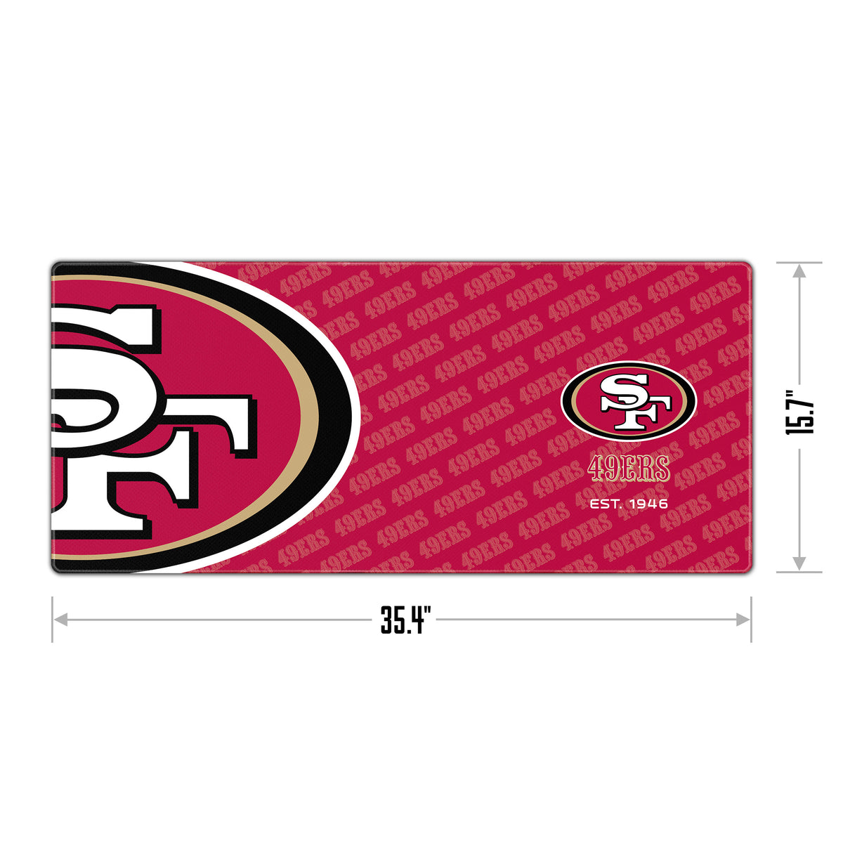 ALMOHADILLA DE ESCRITORIO SAN FRANCISCO 49ERS