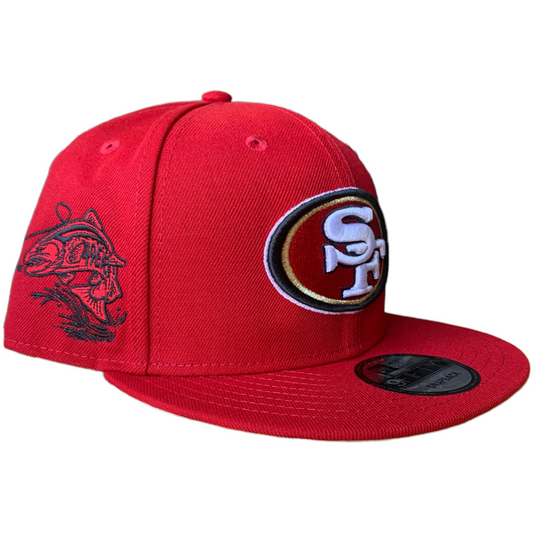 SAN FRANCISCO 49ERS FISH SIDE PATCH 9FIFTY SNAPBACK HAT