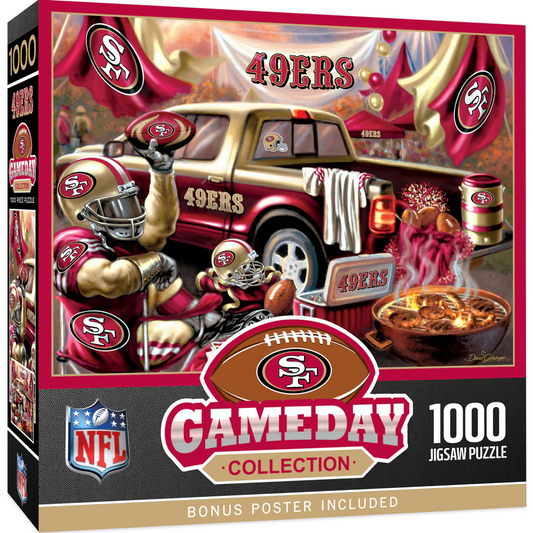 SAN FRANCISCO 49ERS GAMEDAY 1000 PIECE JIGSAW PUZZLE