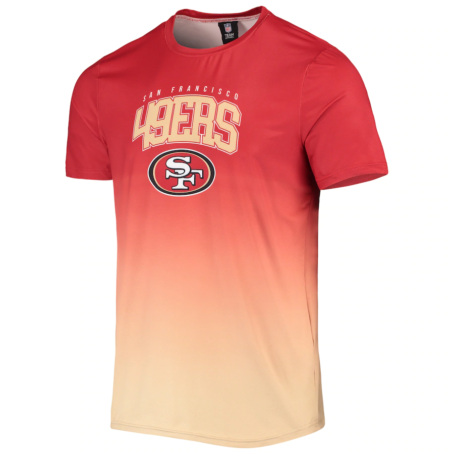 SAN FRANCISCO 49ERS GRADIENT RASH MEN'S TEE