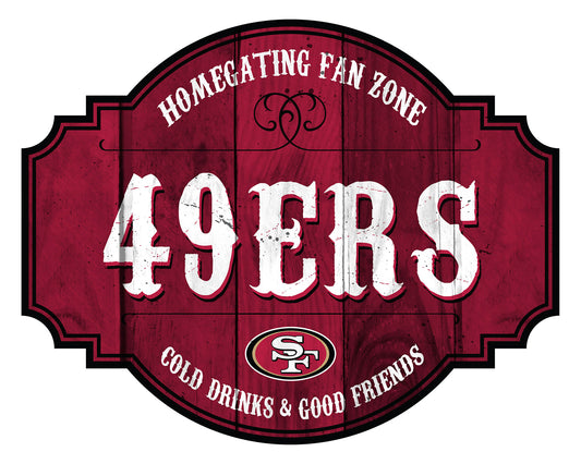 SAN FRANCISCO 49ERS HOMEGATING TAVERN LETRERO