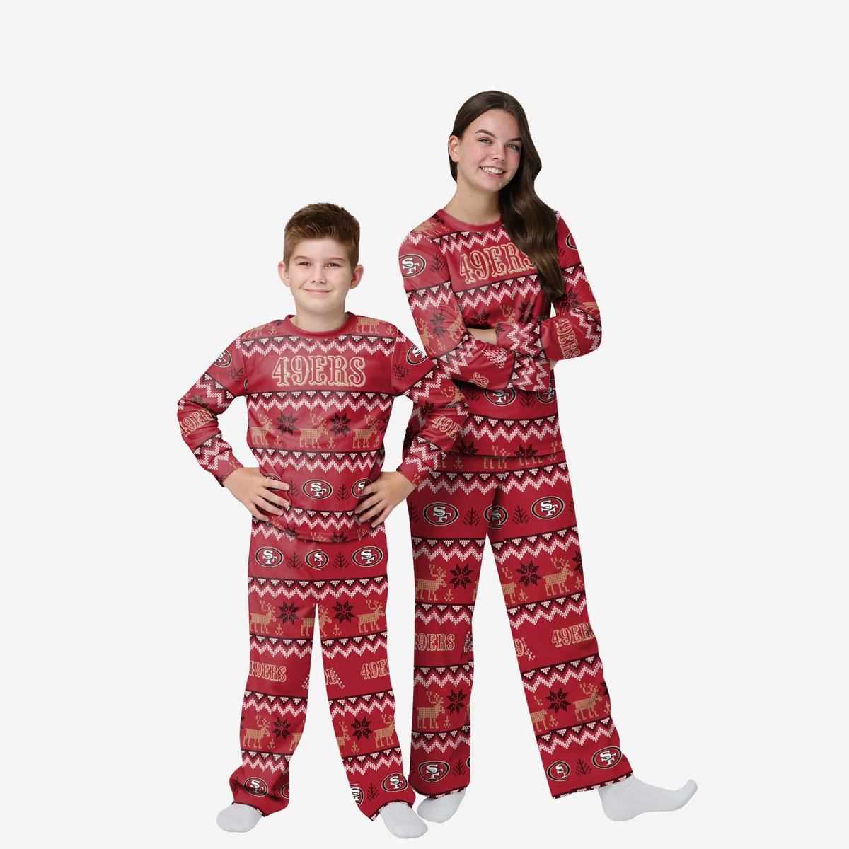 SAN FRANCISCO 49ERS KIDS ALL OVER PRINT PAJAMAS